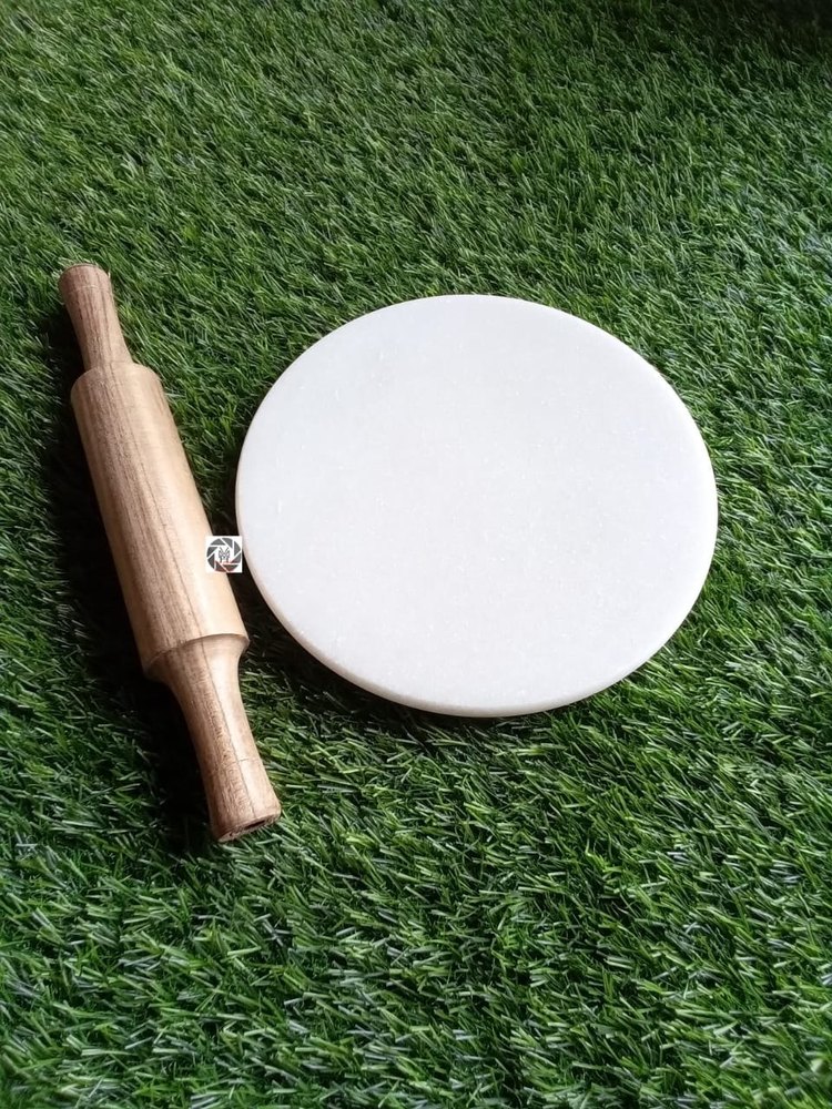 White Marble Chakla, For Kitchen