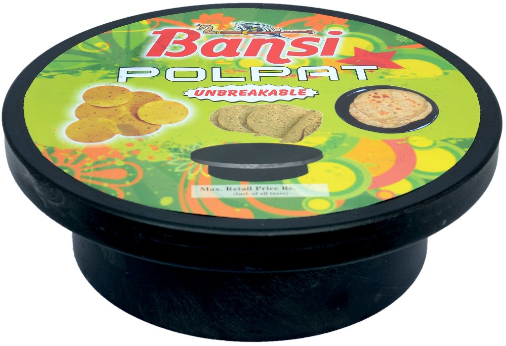 Black Plastic Round chakla