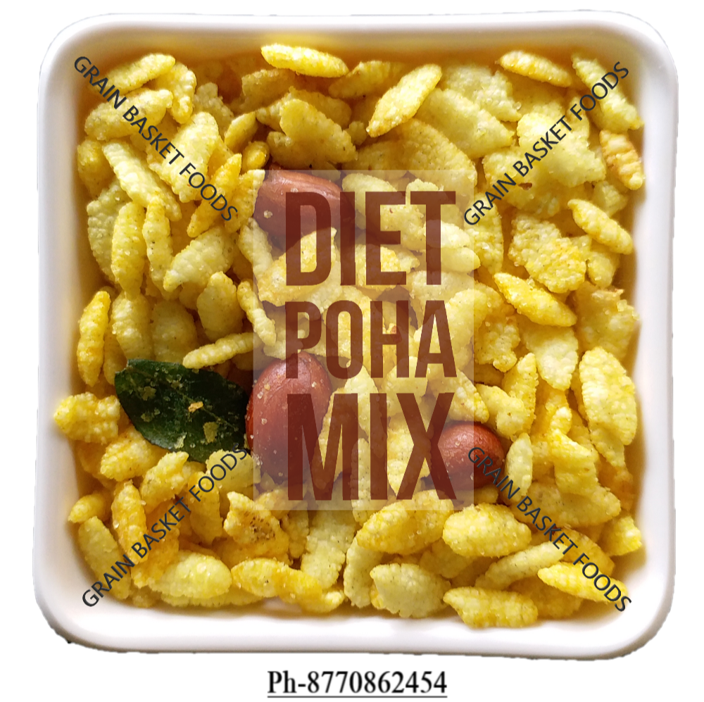 Roasted Diet Poha Chiwda