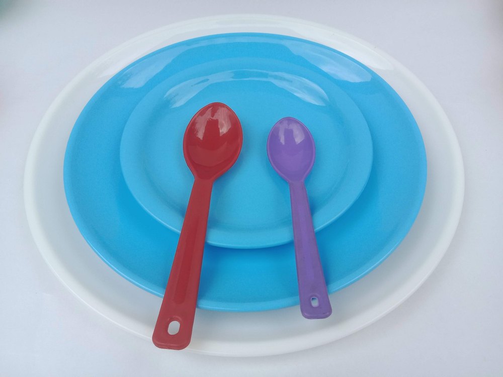 Super Safe Round 7 Inch Plastic Plate, For Universal, Size: 7inch Diameter - 85 Grams