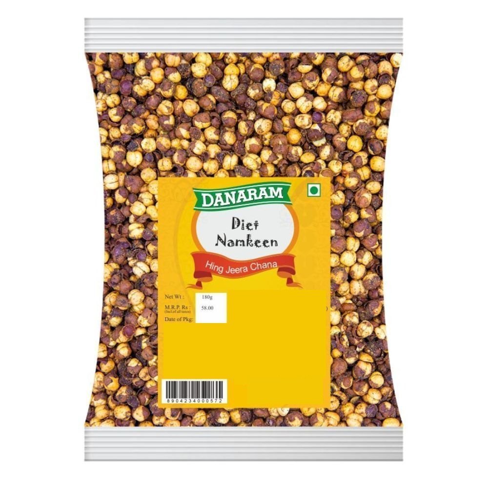 Salted Hing Jeera Diet Chana Namkeen, Packaging Size: 200g