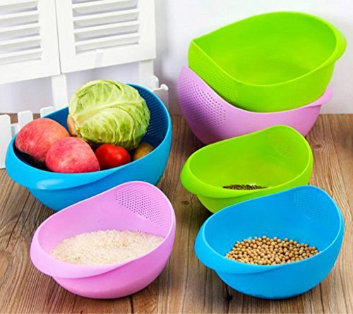 SRK Internationals Multicolor Rice Or Fruit & Vegetable Bowl, Size: Small