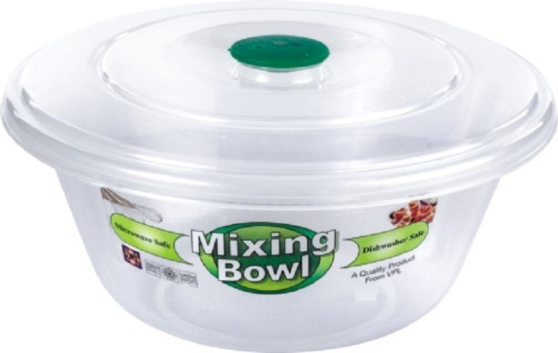 Plastic Mixing with Lid 2000 ml