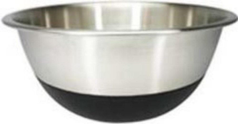 Silver Stainless Steel Anti Skid Deep Mixing Bowl, For Home