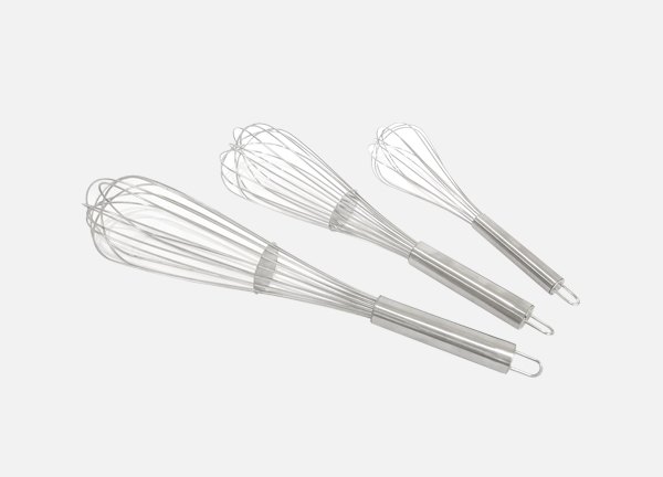 Silver Stainless Steel Arjun WSP-08 Whips Piano Kitchen Essentials