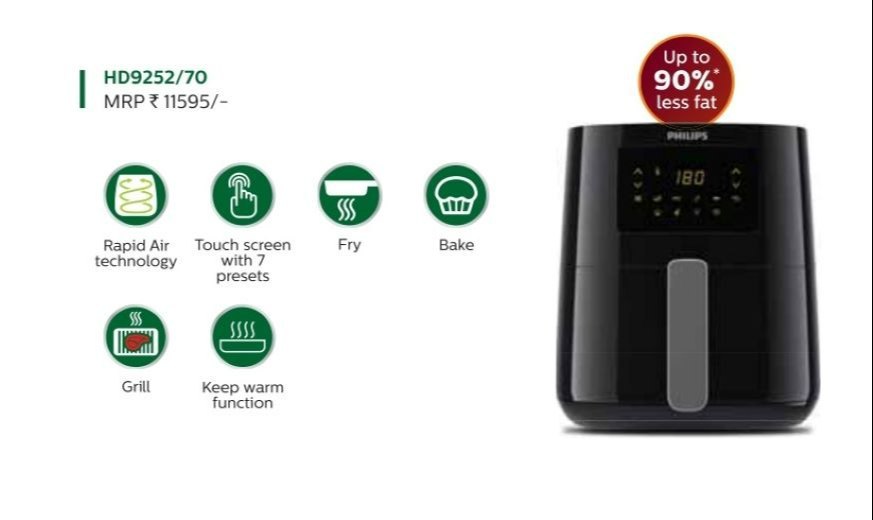 Philips HD9252/70 Air Fryer