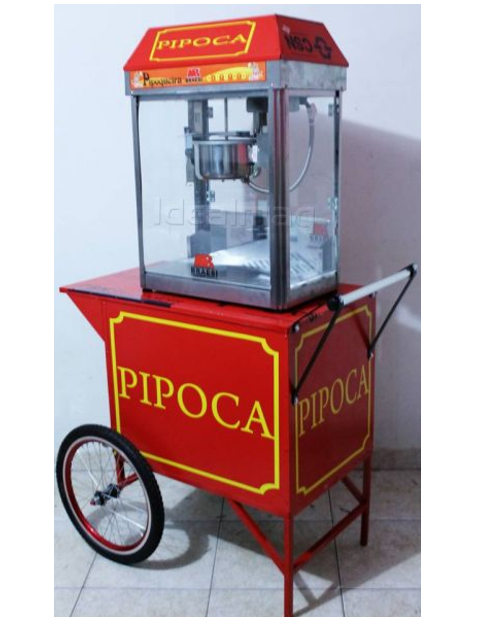 Popcorn Cart, for Commercial