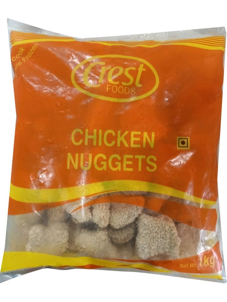 Crest Foods 1Kg Frozen Chicken Nuggets