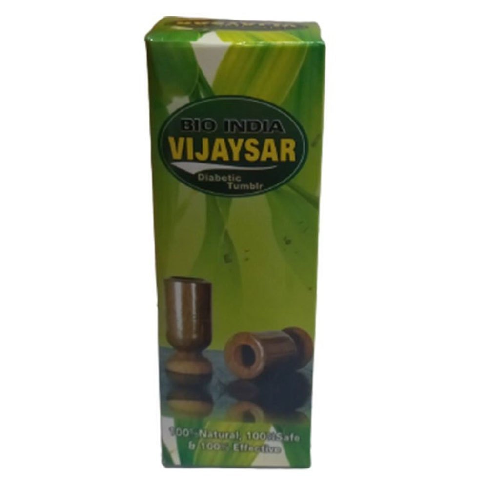 Vijaysar Diabetic Wooden Revive Tumbler