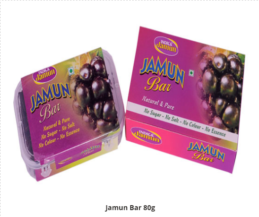 Round Jamun Bar, Packaging Size: 80g, Packaging Type: Packet