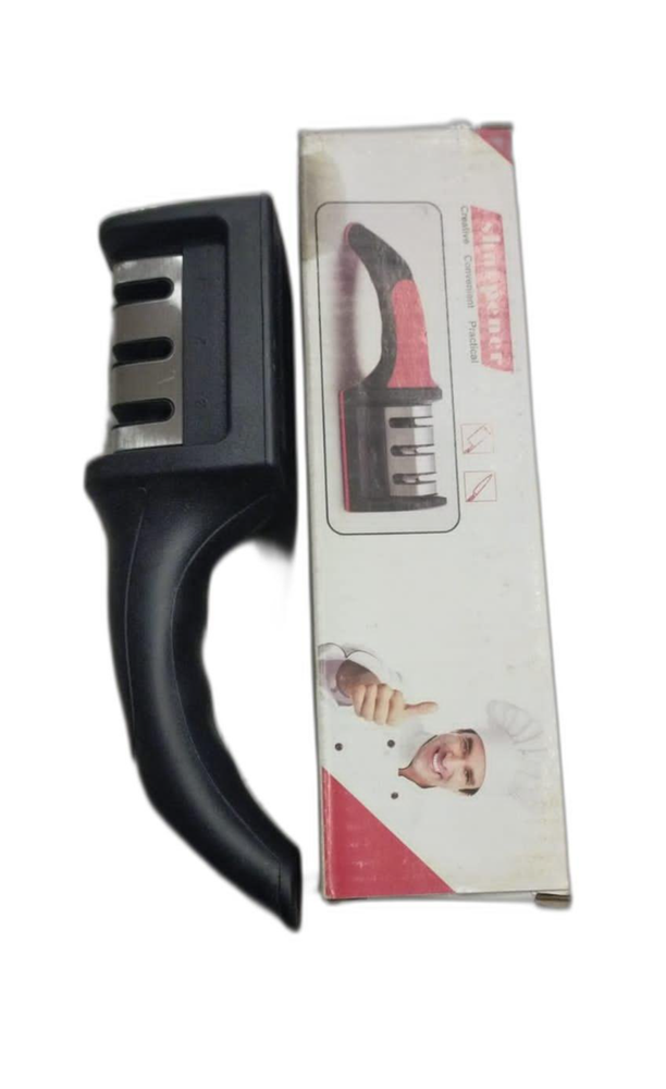 Stainless Steel Black Electric Knife Sharpener