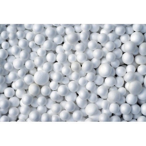 Round White Thermocol Beans, For Packaging, Size: Standard