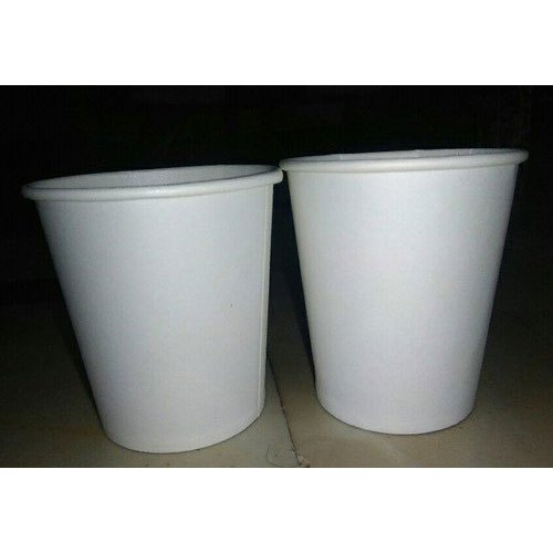 Plain White Beverage Paper Glass, Capacity: 150 mL