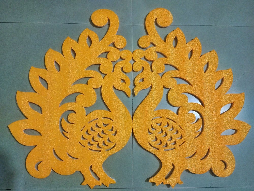 Hitlon 670mm Thermocol Craft Peacock, For Decoration