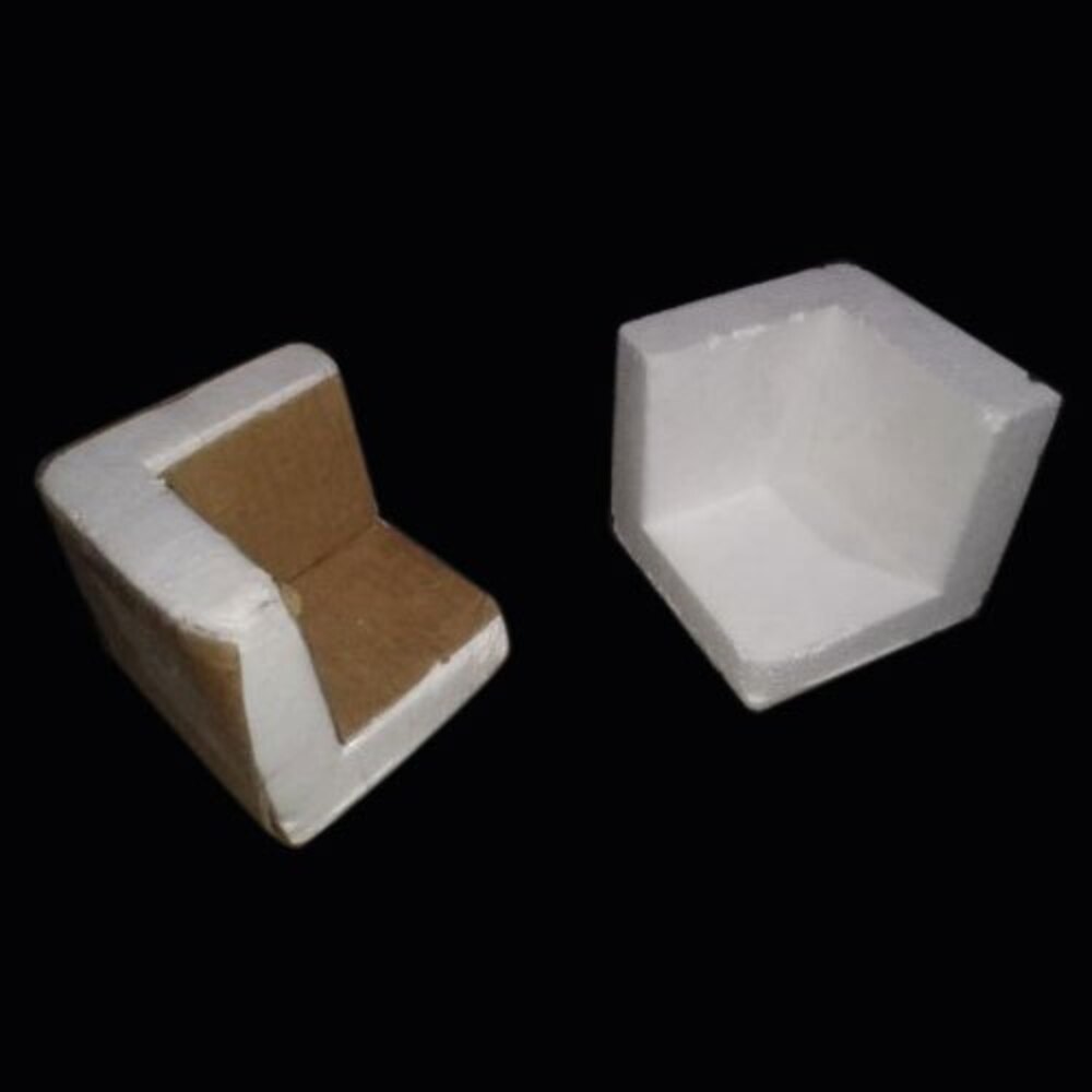 Normal EPS White Moulding Thermocol Corner, For Packaging