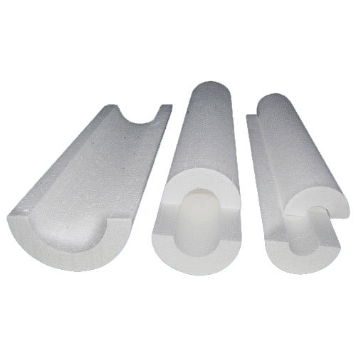 White EPS Thermocol Pipe Section, Size: 1 Inch