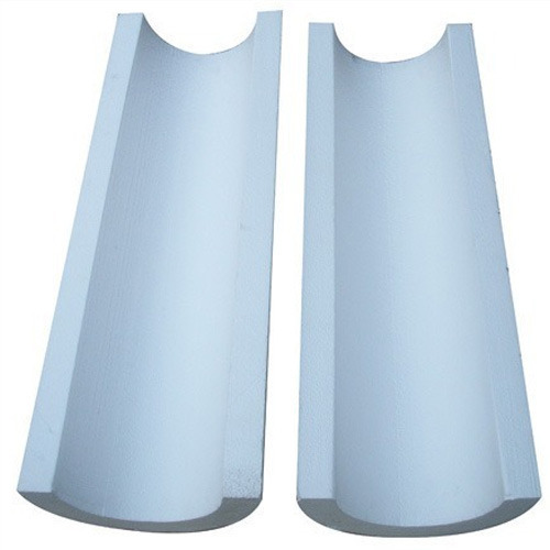 White Thermocol Insulation Molded Pipe for Packaging, Thickness: 1 mm