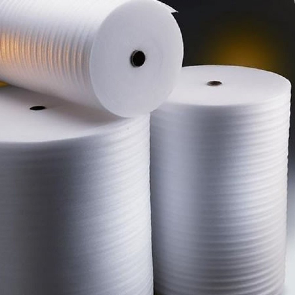 White Pe Foam Laminated Roll, Thickness: 1-25MM