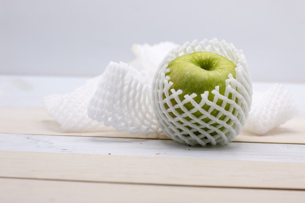 White EPE Foam Fruit Net