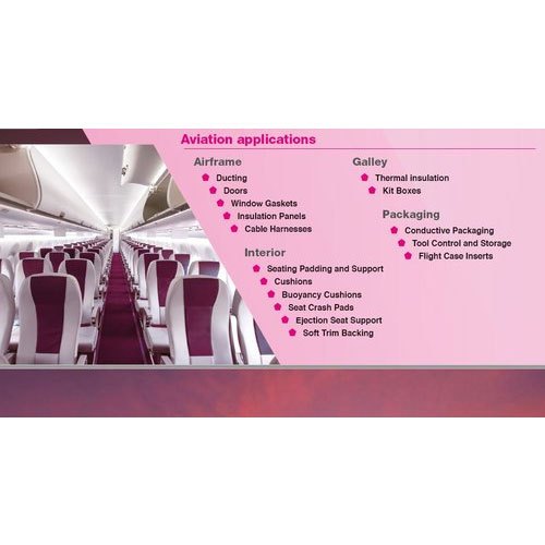 Aviation Industry LDPE Foam, Thickness: 50 Mm, Size: 1200x1000 Mm