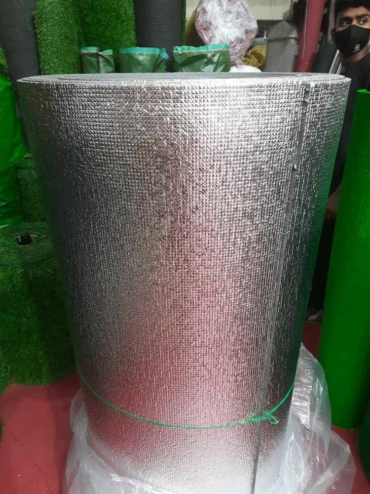 Supreme Silver XLPE foam with Aluminum foil, For Heat Resistant, Thickness: 9mm