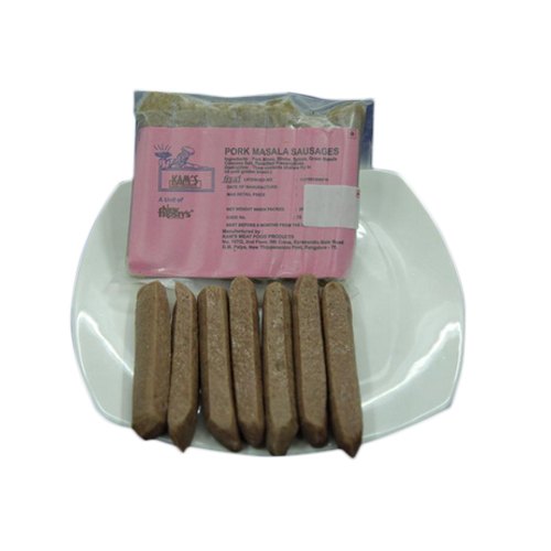 Pork Masala Sausage, Packaging Type: Plastic Packet