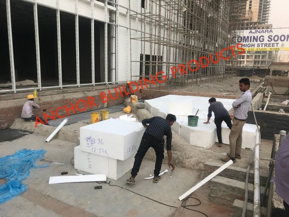 Styrofill Polystyrene Foam White Geofoam Concrete, Thickness: 4 Inch - 48 Inch