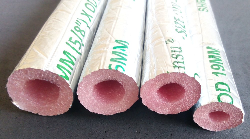 Green Insu Gold EPE Foam Pipes, Gas Handling