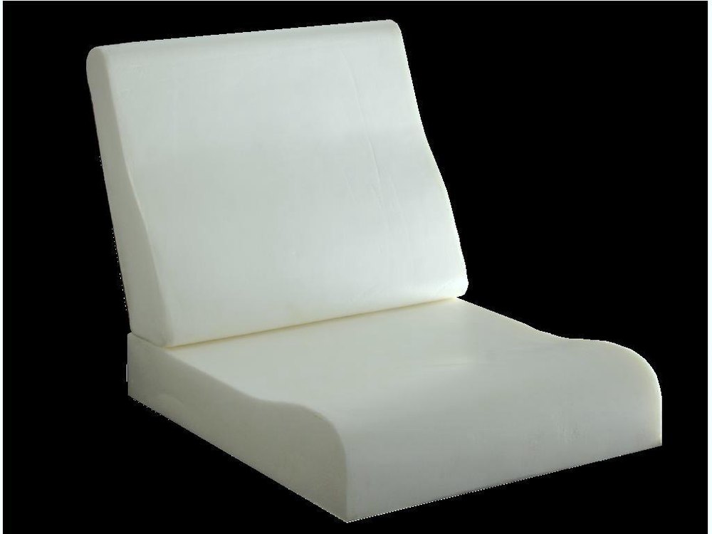 White Preferred MOULDED FOAM Contour Seat And Backrest Cushions, For Sofa