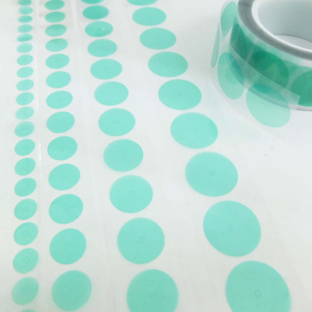 Powder Coating Color: Green High Temperature Masking Die Cuts