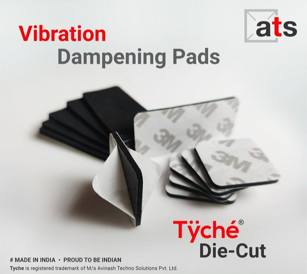 Neoprene And Epdm Black Tyche Double Sided Foam Die Cut, Thickness: 1mm - 22mm