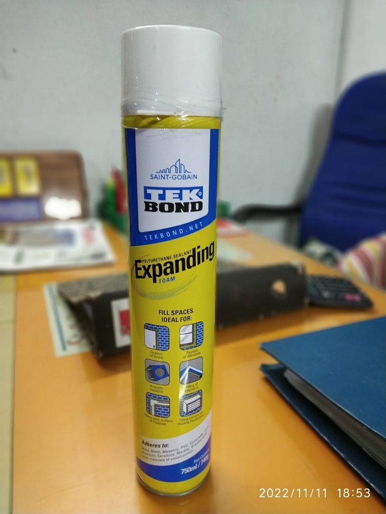White Saint Gobain Tek Bond Expanding Foam