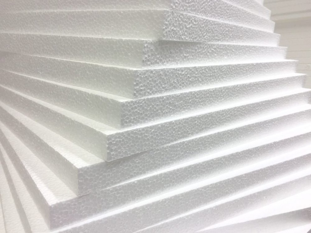White Expanded Polystyrene Foam Sheet, For Industrial, Thickness: 10 mm