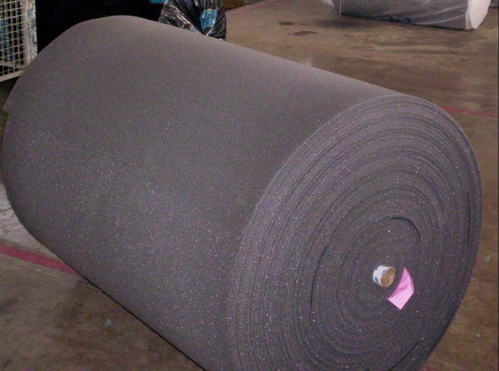Foam Villa Black Hard Foam in Rolls, Size: Common Width- 60 Inches, Thickness: Starting From 1.6 Mm