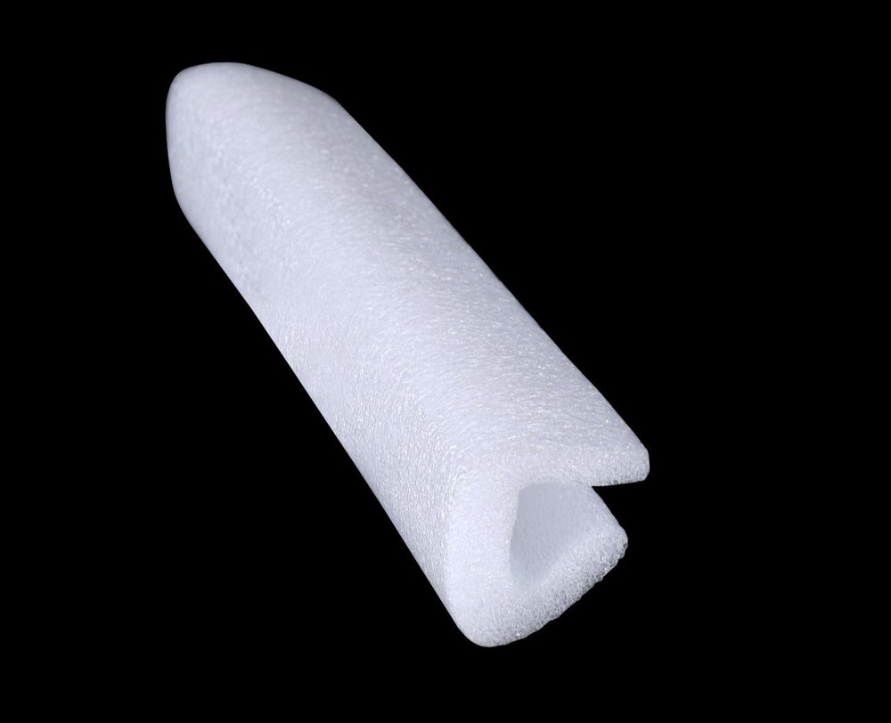 Shrinidhi White C Shaped EPE Foam Profile, For Packing, Thickness: 60mm