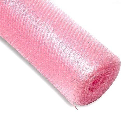 40 GSM Anti Static Pink Bubble Roll, Sheet Length (m/roll): 100 meter, Sheet Width: 1 meter