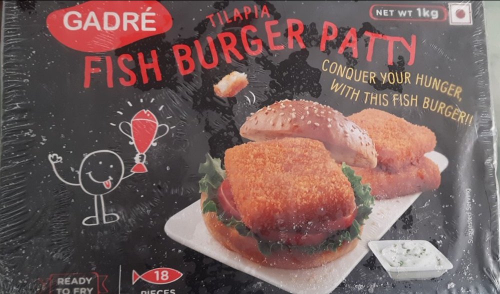 Tilapia Fish Burger Patty