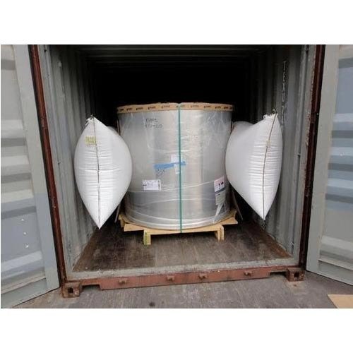 White Cotton PP Woven Dunnage Air Bag For Transport Loading Securing