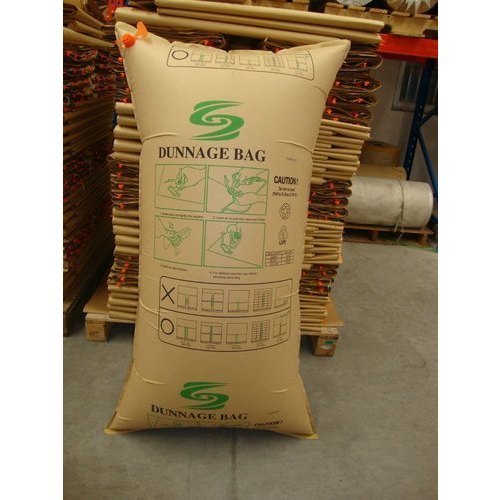 SLTM Rectangular Kraft Paper Dunnage Air Bag, For Transport Loading Securing, Capacity: 5000