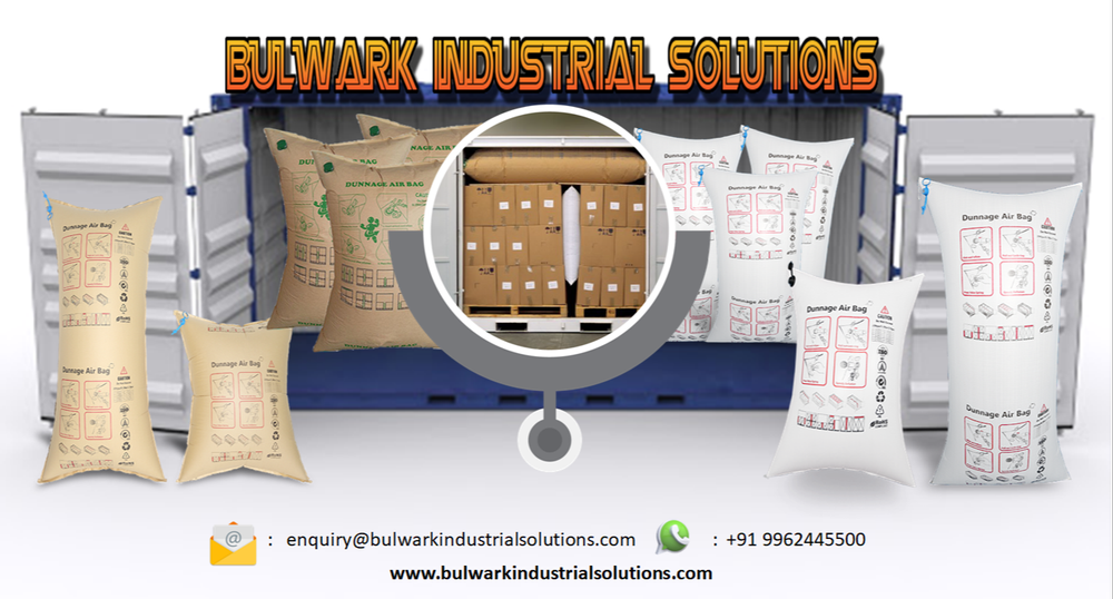 Brown, White Paper Dunnage Air Bag, Size/dimension: 90x210.90x180, 90x120