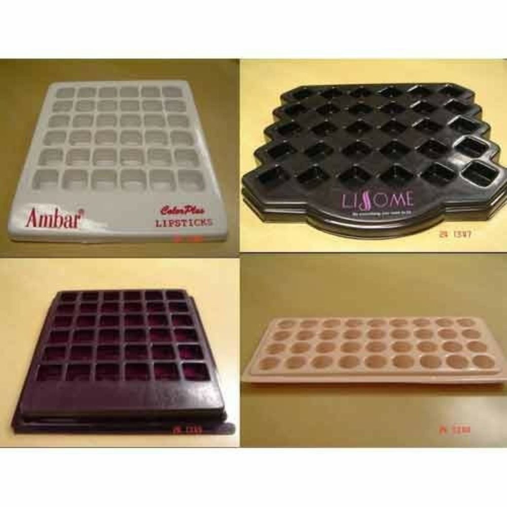 Square Vacuum Forming Plastic Tray, For Cosmetics, Electrical