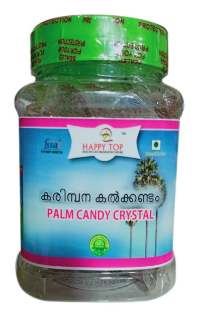 Happy Top Crystal Palm Candy, Packaging Type: Plastic Jar, Packaging Size: 500g