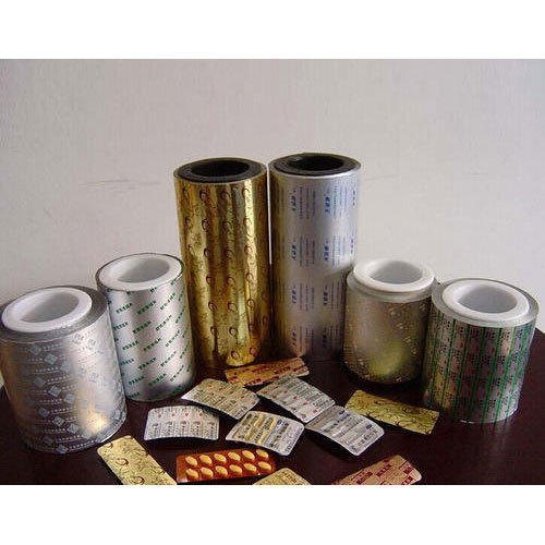 Universe Pack Aluminium Printed Aluminum Pharma Foil, Thickness: 40 Micron, Packaging Type: Roll