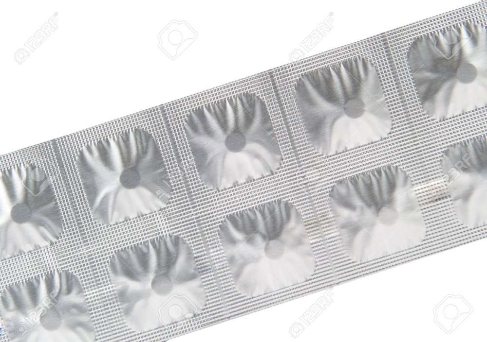 Silver Pharma Aluminium Foil 116 - 150 GSM