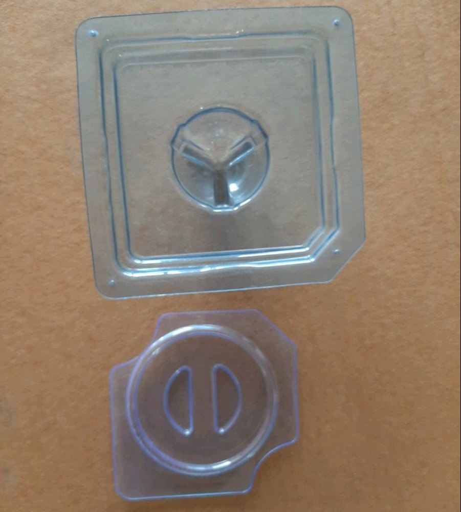Transparent Square PVC Blister Packaging Box, Thickness: 1 mm