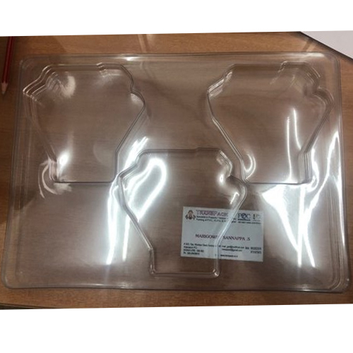 Transparent HIPS Packaging Blister Tray, Thickness: 2mm