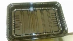 Brown Meat Packaging Black HIPS Tray