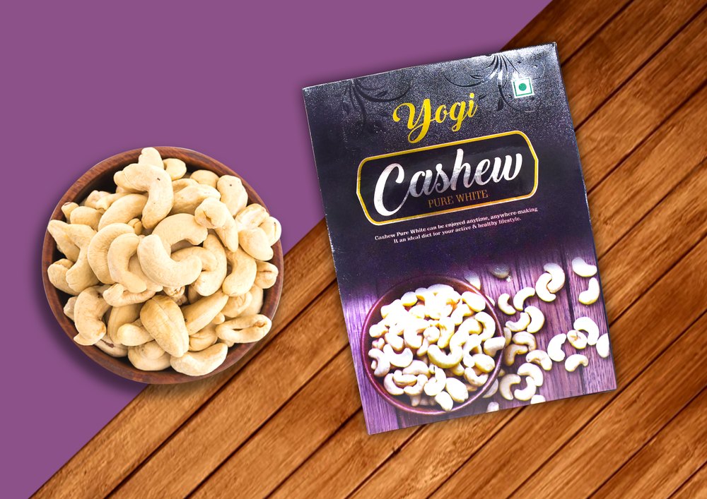 Yogi Natural Roasted Cashew Nuts, Packaging Size: 500gm, Grade: W240