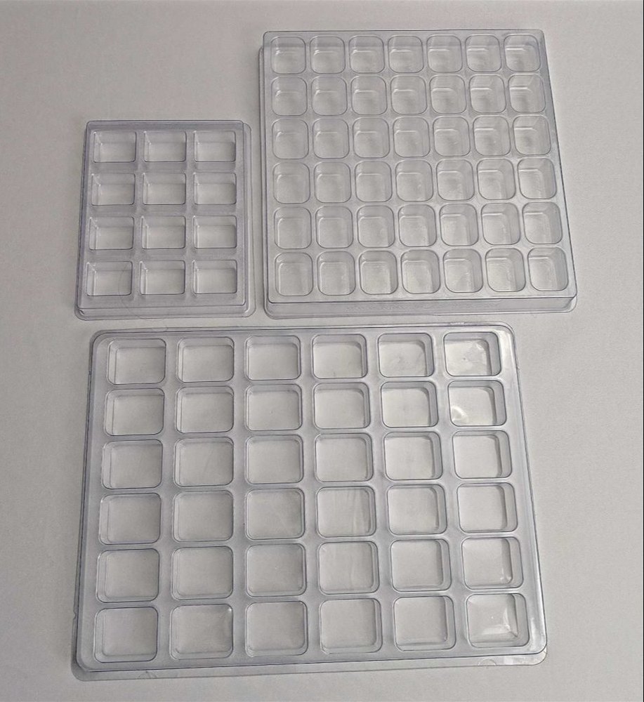 HIPS Square Thermoformed Tray, Thickness: 5mm