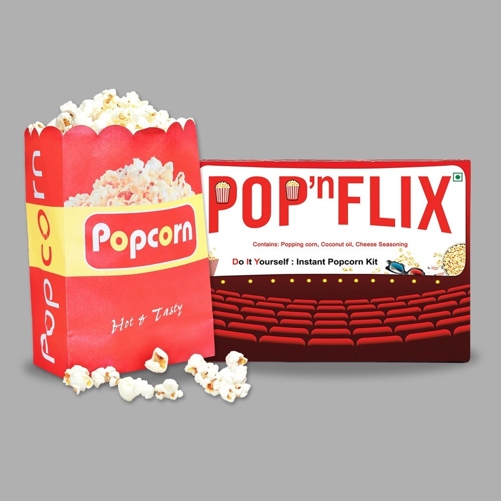 Pop\'n Flix Instant Popcorn Kit